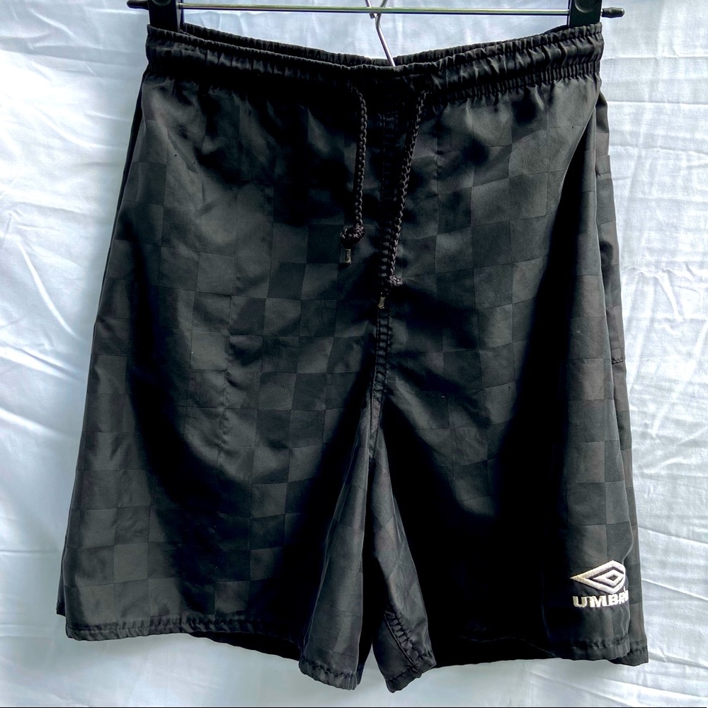 Black Checkered Umbro shorts